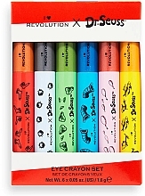 Fragrances, Perfumes, Cosmetics Eyeliner Set, 6 products - I Heart Revolution x Dr. Seuss Eye Crayon Collection