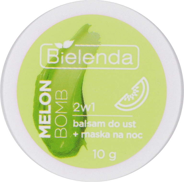 Melon Bomb Lip Balm Mask - Bielenda Lip Care Sleeping Mask — photo N1