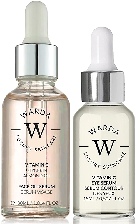 Set - Warda Skin Glow Boost Vitamin C (oil/serum/30ml + eye/serum/15ml) — photo N1