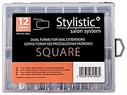 False Nails - Claresa Stylistic Salon Sistem Dual Form Square — photo N1