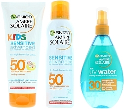 Fragrances, Perfumes, Cosmetics Set - Garnier Ambre Solaire Family (water/200ml + b/milk/200ml + mist/150ml)