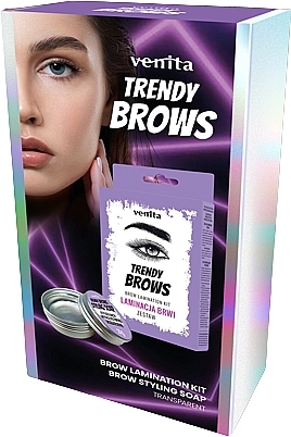 Set - Venita Trendy Brows (lamination/kit/1pc + soap/25g) — photo N1