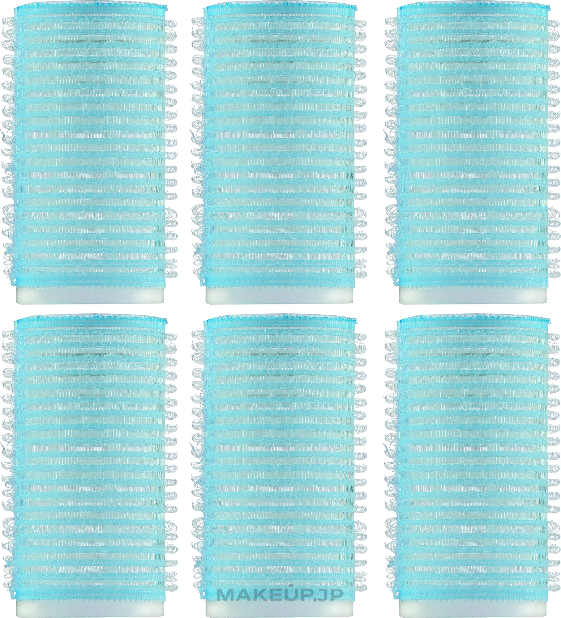 Velcro Rollers, blue, 6 pcs - Deni Carte — photo 6 szt.