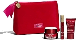 Fragrances, Perfumes, Cosmetics Set - Clarins Super Restorative Set (f/ser/10ml + f/cr/50ml+f/cr/15ml + bag)