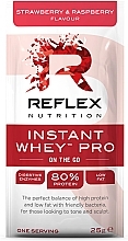 Fragrances, Perfumes, Cosmetics Strawberry and Raspberry Protein Dietary Supplement, sachet - Reflex Nutrition Instant Whey Pro Strawberry & Raspberry