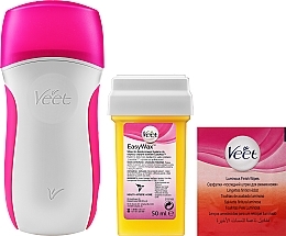 Set for Wax Depilation - Veet Easy Wax Natural Inspirations Electrical Roll-On Kit — photo N2