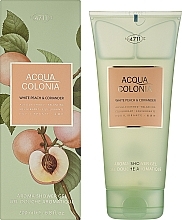 Maurer & Wirtz 4711 Acqua Colonia White Peach & Coriander - Shower Gel — photo N2