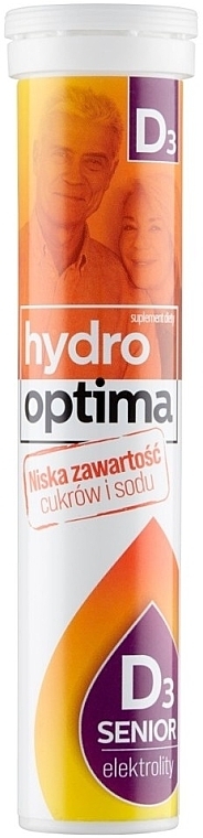 Dietary Supplement Tablets - Aflofarm Hydro Optima Senior D3 — photo N1