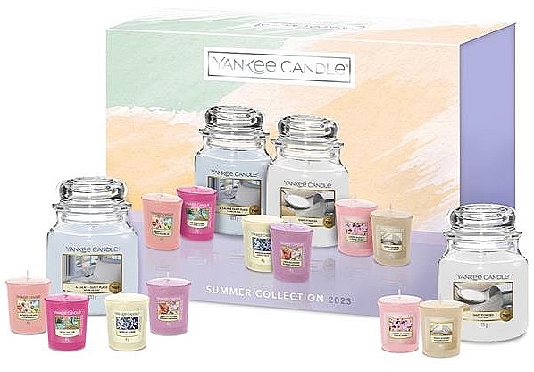 Set - Yankee Candle Summer Collection 2023 (candle/2x411g + candle/6x49g) — photo N1