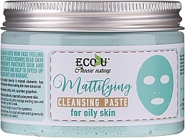 Cleansing Face Paste - ECO U Mattifying Cleansing Paste For Oily Skin — photo N2