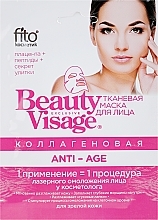 Fragrances, Perfumes, Cosmetics Collagen Sheet Face Mask "Anti-Age" - FitoKosmetik Beauty Visage 