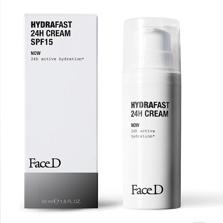 Fast Absorbing Face Cream - FaceD Hydrafast 24H Cream SPF15 — photo N2