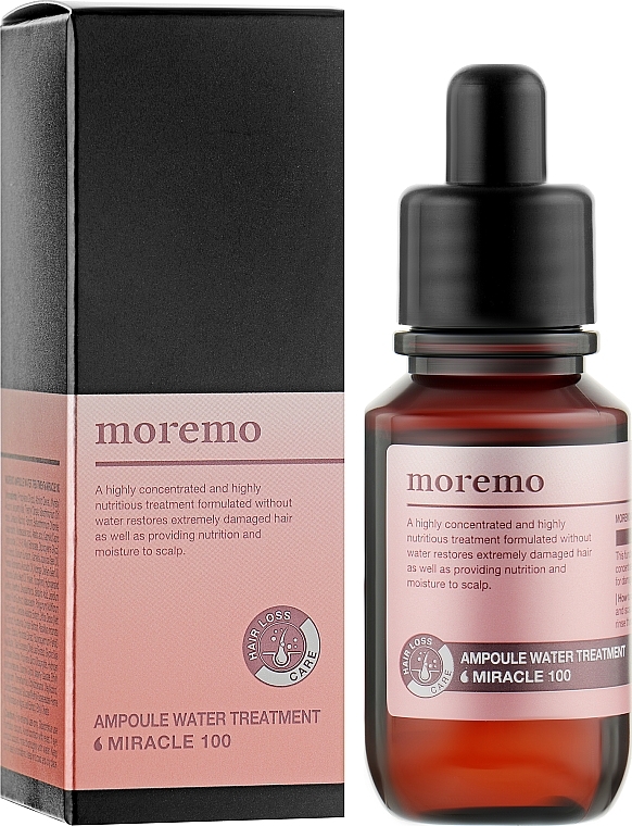 Hair & Scalp Filler Mask - Moremo Ampoule Water Treatment Miracle 100 — photo N8
