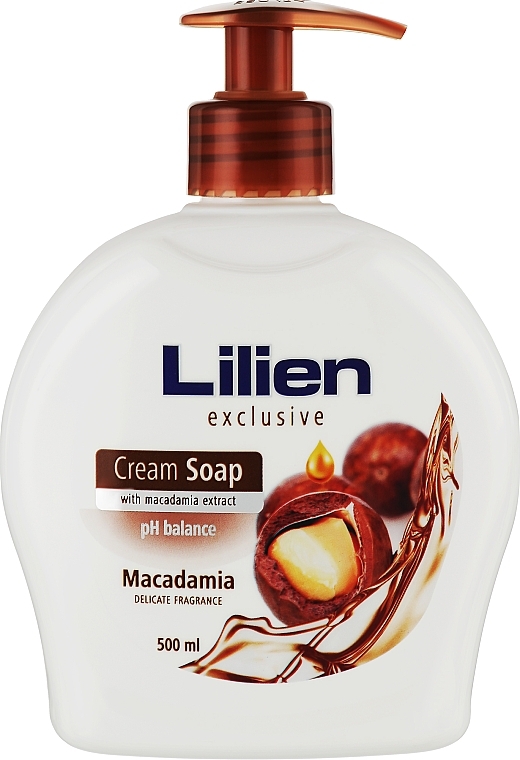 Macadamia Liquid Cream Soap - Lilien Macadamia Cream Soap — photo N1