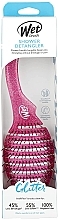 Hair Brush for All Hair Types, pink - Wet Brush Shower Detangler Pink Glitter — photo N1