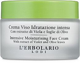 Intensive Hydration Cream with Violet & Olive Tree Leaf Extract - L'erbolario Crema Viso Idratazione intensa — photo N2