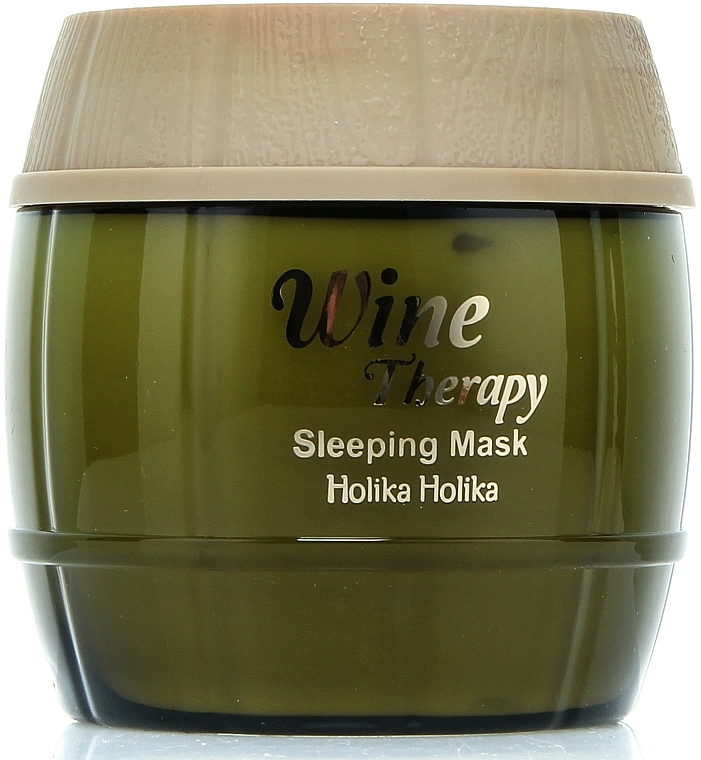 Night Repair Jelly Mask "Wine Therapy", white - Holika Holika Wine Therapy Sleeping Mask — photo N2