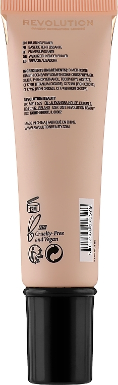 Face Primer - Makeup Revolution Pore Blur Primer — photo N2