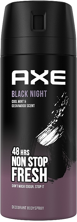 Men Antiperspirant Spray - Axe Black Night — photo N1