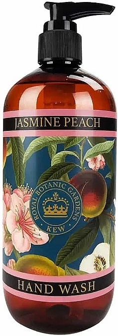 Liquid Hand Soap 'Jasmine & Peach' - The English Soap Company Kew Gardens Jasmine Peach Hand Wash — photo N1