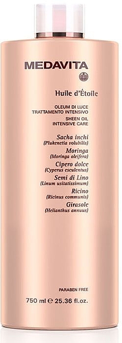 Hair Oil - Medavita Huile D'Etoile Sheen Oil Intensive Care Treatment — photo N1