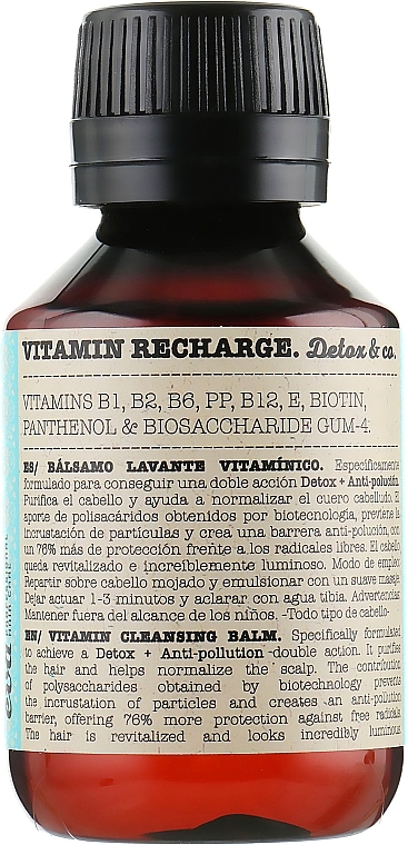 Vitamin Antioxidant Shampoo - Eva Professional Vitamin Recharge Detox — photo N1
