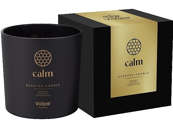 Calm Scented Candle in Frosted Glass - Bispol Valpe Calm Scented Candle — photo N1