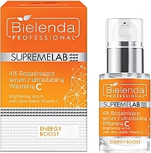 Fragrances, Perfumes, Cosmetics Brightening Serum with Ultra-Stable Vitamin C - Bielenda Professional SupremeLab Energy Boost Serum