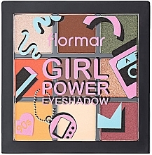 Fragrances, Perfumes, Cosmetics Eyeshadow Palette - Flormar Girl Power Eyeshadow