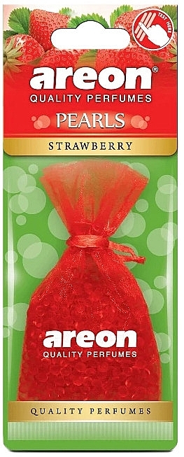 Strawberry Air Freshener - Areon Pearls Strawberry — photo N2