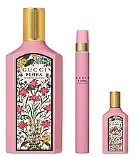 Gucci Flora Gorgeous Gardenia - Set (edp/50 ml + edp/mini/10 ml + edp/mini/5 ml) — photo N2