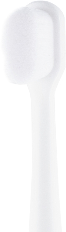 Microfiber Toothbrush, soft, white - Kumpan M02 Microfiber Toothbrush — photo N6