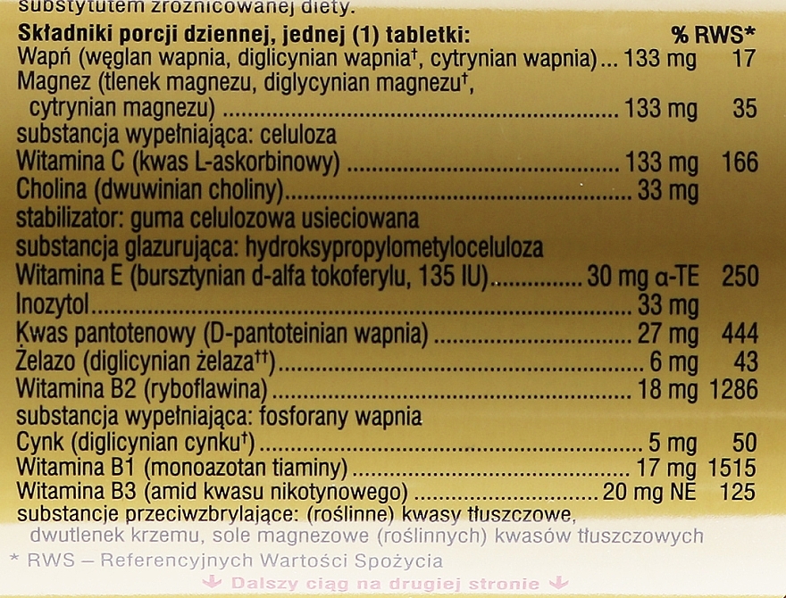 Dietary Supplement 'Women's Vitamin Complex' - Solgar Female Multiple — photo N5