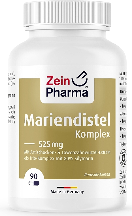 Milk Thistle Dietary Supplement - ZeinPharma Milk Thistle Complex Capsules — photo N1