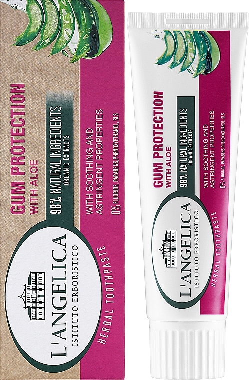 Aloe Toothpaste - L'Angelica Gum Protection With Aloe — photo N3