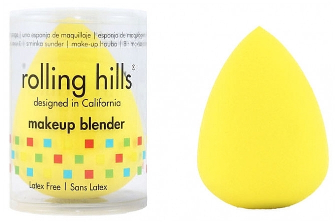 Makeup Blender, yellow - Rolling Hills Makeup Blender Dark Yellow — photo N1