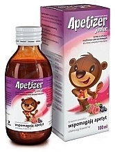 Raspberry-Currant Syrup Kids Dietary Supplement - Aflofarm Apetizer Junior Raspberry-Currant — photo N4