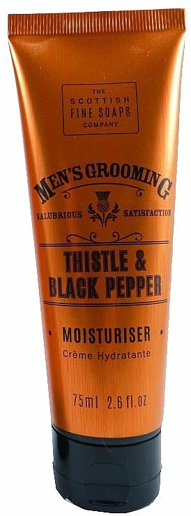Set - Scottish Fine Soaps Mens Grooming Thistle & Black Pepper Travel Bag (sh/gel/75ml + f/wash/75ml + a/sh/balm/75ml + f/cr/75ml + towel + bag) — photo N11