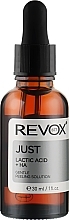 Fragrances, Perfumes, Cosmetics Gentle Face & Neck Peeling - Revox Lactic Acid + HA Gentle Peeling Solution