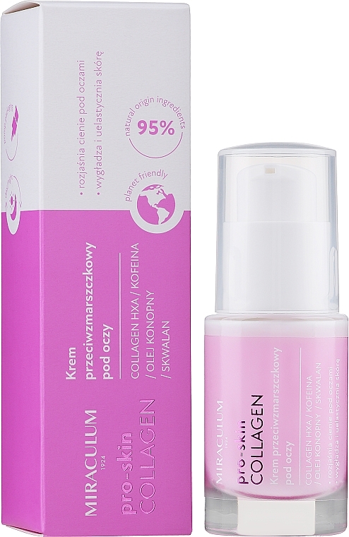 Anti-Wrinkle Eye Cream - Miraculum Collagen Pro-Skin Eye Cream — photo N1