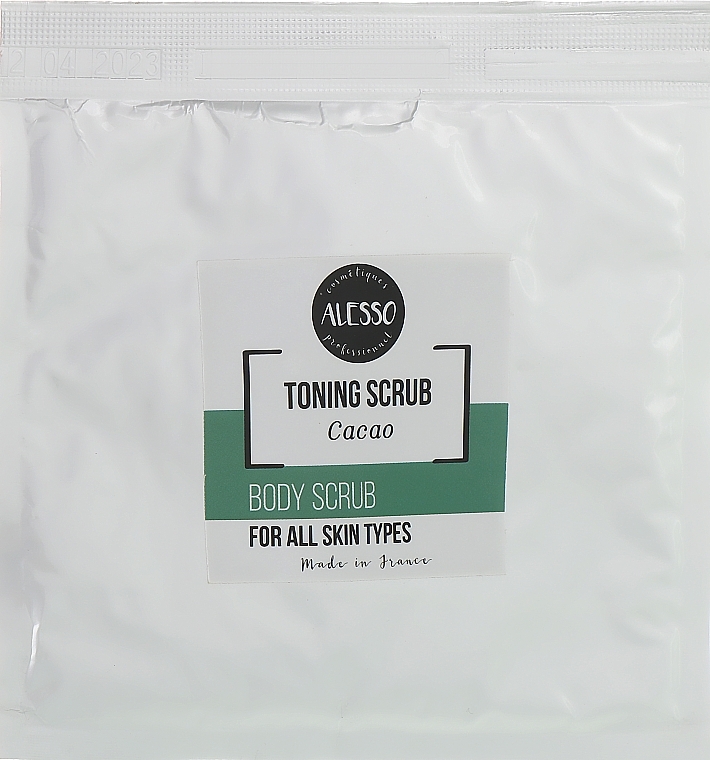 Toning Cocoa Body Scrub - Alesso Professionnel Cacao Toning Scrub — photo N1