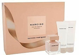 Fragrances, Perfumes, Cosmetics Narciso Rodriguez Narciso Poudree - Set (edp/50ml + b/lot/75ml + sh/gel/75ml)