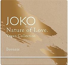 Fragrances, Perfumes, Cosmetics Bronzer - JOKO Nature of Love Vegan Collection Bronzer