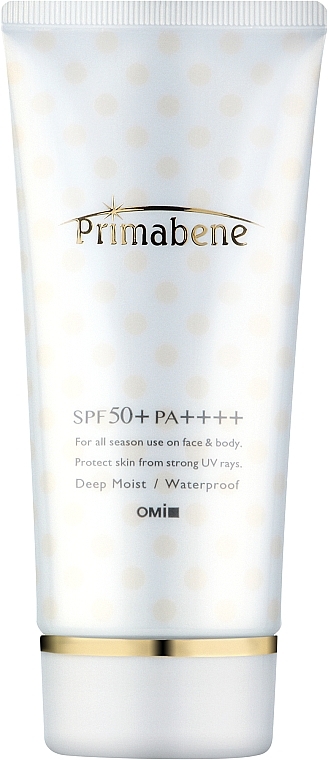 Placenta & Platinum Sun Essence - Omi Brotherhood Primabene Perfect Essence SPF50+ PA++++ — photo N1