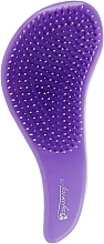 Fragrances, Perfumes, Cosmetics Detangling Mini Hair Brush "Lavender", purple - Laskovaya