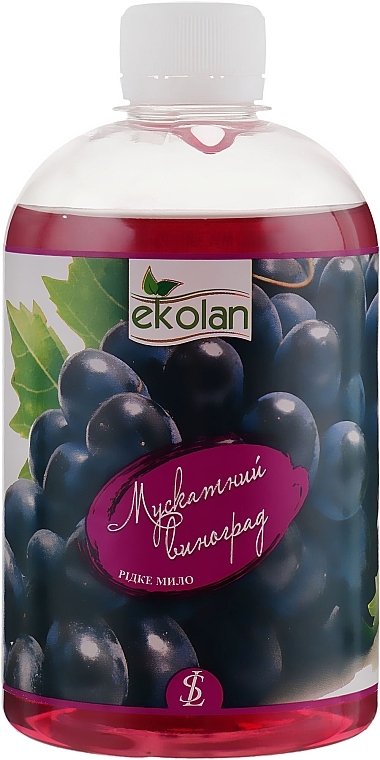 Liquid Soap "Musk Grape" - EkoLan (wymienna butelka) — photo N1