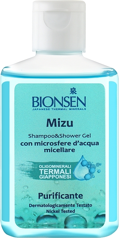 Thermal Spring Shampoo & Shower Gel - Bionsen Shampoo & Shower Gel Mizu Purifying — photo N4