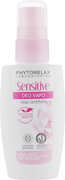 Natural Deodorant Spray - Phytorelax Laboratories Sensitive Deo Vapo Rosa Centifolia — photo N1