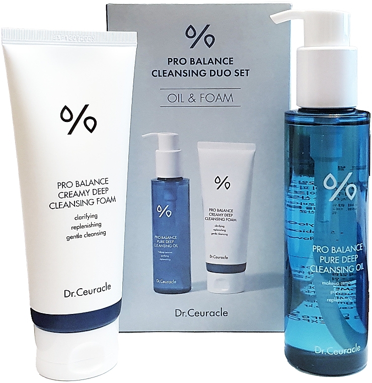 Skincare Set - Dr.Ceuracle Pro Balance Cleansing Duo Set (f/oil/155 ml + f/foam/150 ml) — photo N1