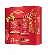 Fragrances, Perfumes, Cosmetics Set - Bielenda Super Trio Retinol + Vit C + Collagen 70+ (cr/50ml+cheese/30ml)